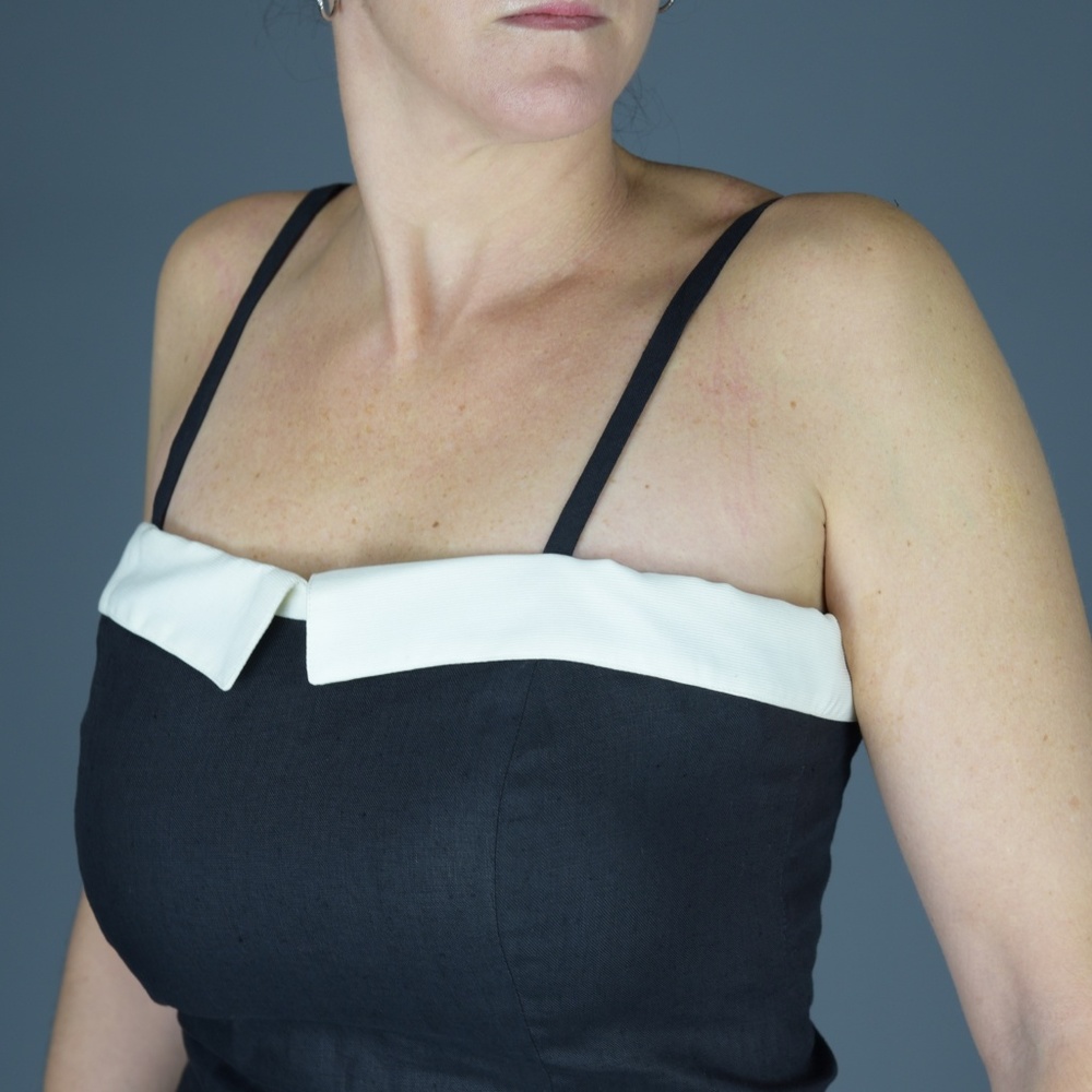 Vintage EMMANUELLE KHANH Silk Blend Bustier Top - Picture 2 of 7